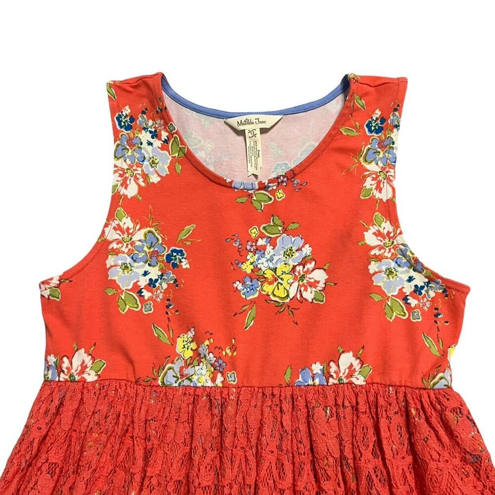 Matilda Jane 12Y Bouquets For Layla Floral Lace Dress - Picture 2 of 5